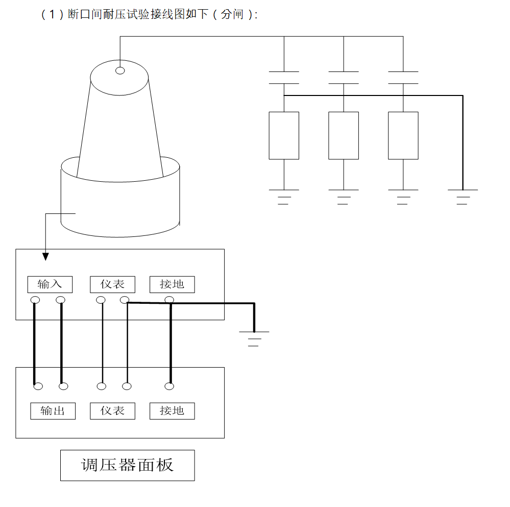 斷路器耐壓試驗